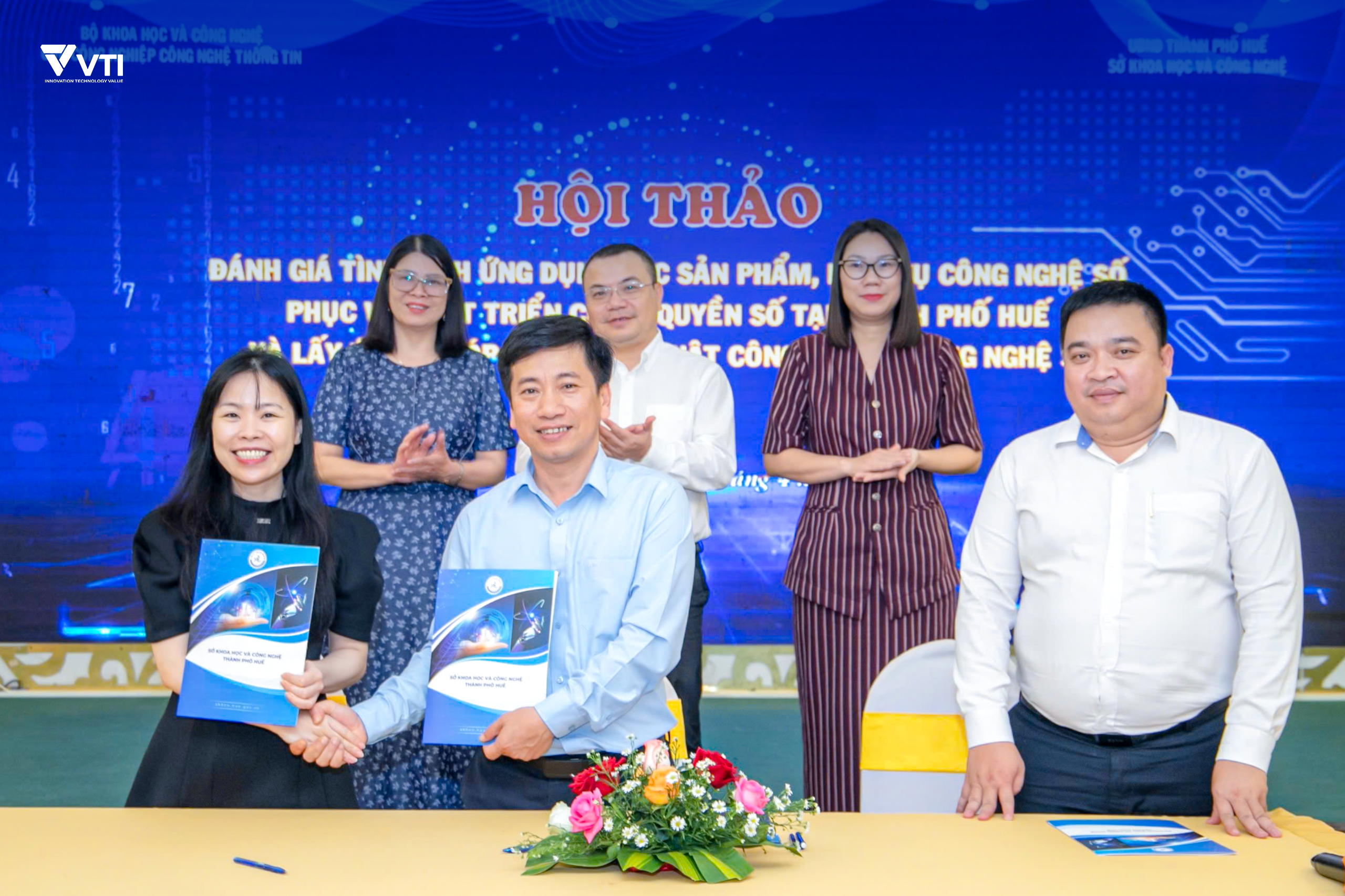 VTI Solutions MOU Sở Khoa học Công nghệ Huế, phát triển công nghiệp số