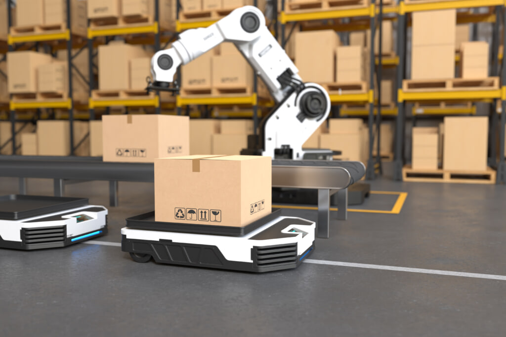 Kết nối hệ sinh thái Robot (AGV/AMR, CTU), AS/RS và băng tải – Tự động hóa toàn bộ luồng Nhập – Lưu – Xuất kho